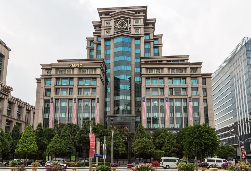 building of Ministry of Plantation and Commodities
